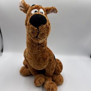 Scooby Doo 13" Plush Toy Network Sitting Dog Stuffed Animal Goofy Eyes No Collar